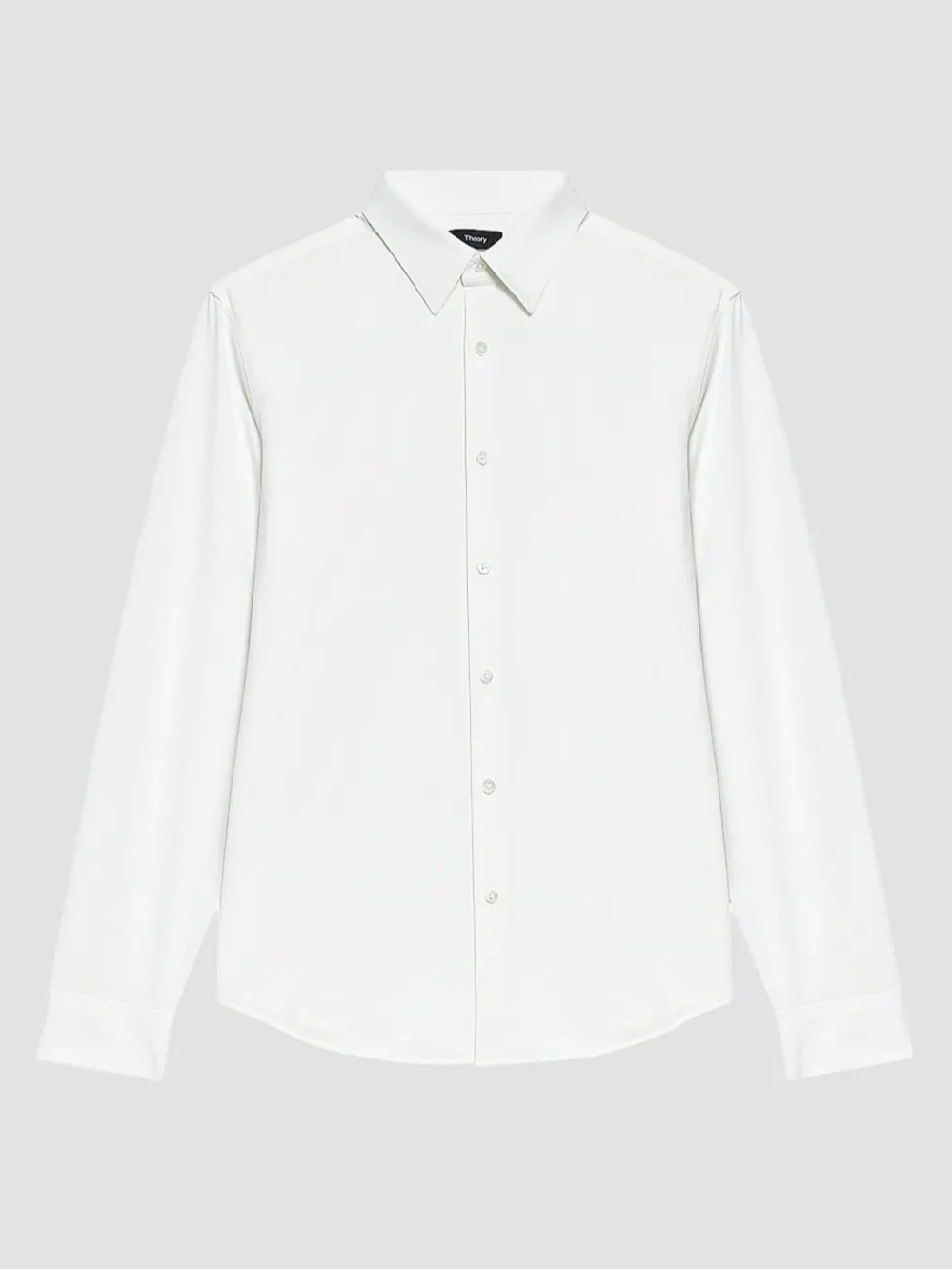 Theory Sylvain Structure Knit Shirt White Men’s Small